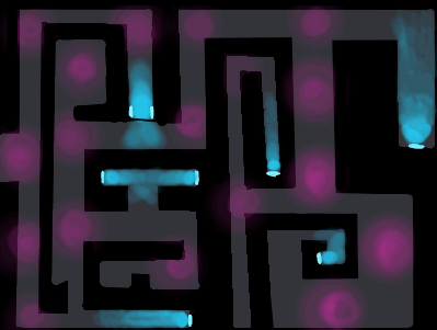 The plan of the first level of Caustic Network