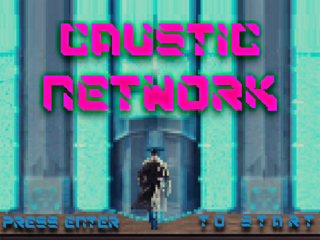 Écran-titre de Caustic Network
