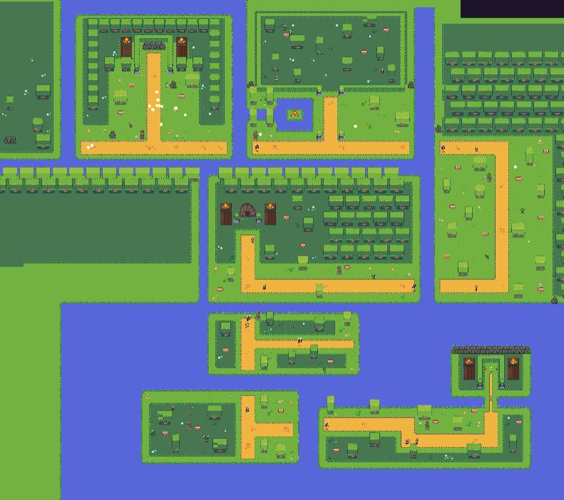 The plan of the outdoor level in MRRD