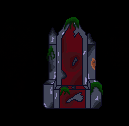 The throne, a piece of scenery from MRRD